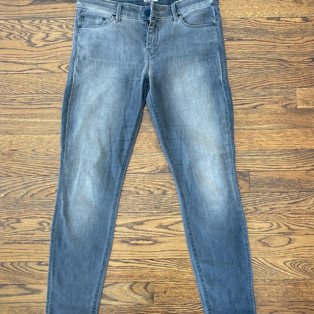 MOTHER Gray Skinny Jeans with Modern Fit